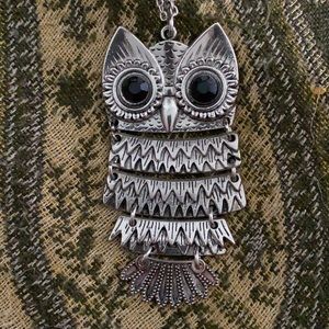 Jewelry necklace pendant OWL